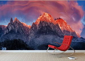 Bucegi Mountains Wall Mural Wallpaper - Canvas Art Rocks - 2