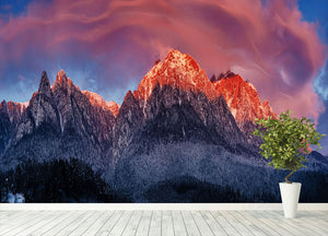 Bucegi Mountains Wall Mural Wallpaper - Canvas Art Rocks - 4