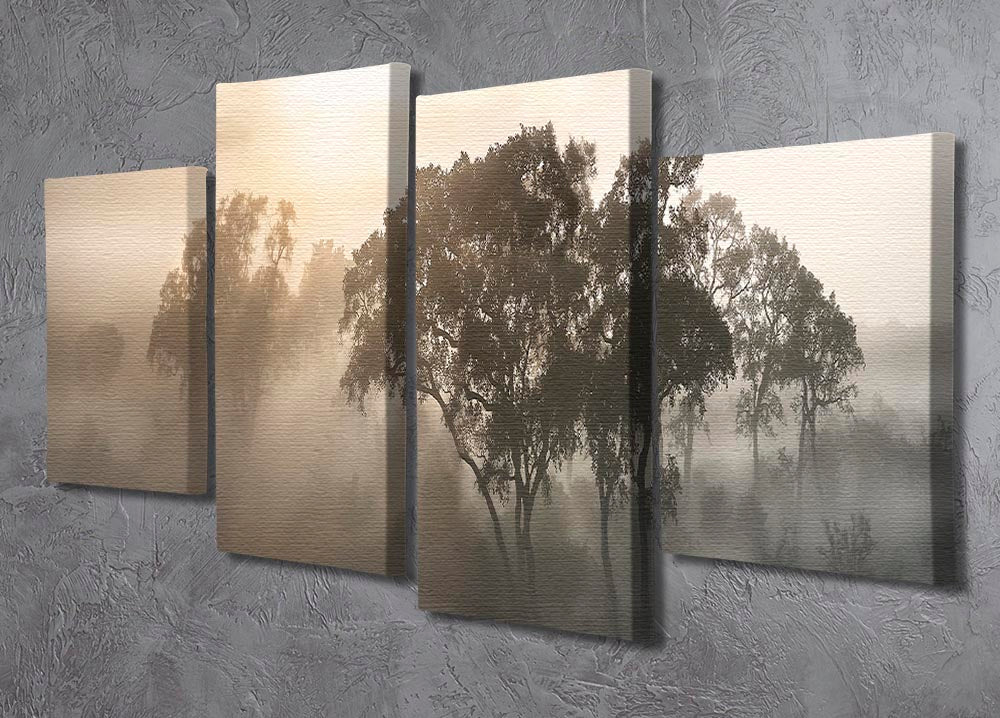 Savana Sunrise 4 Split Panel Canvas - Canvas Art Rocks - 2