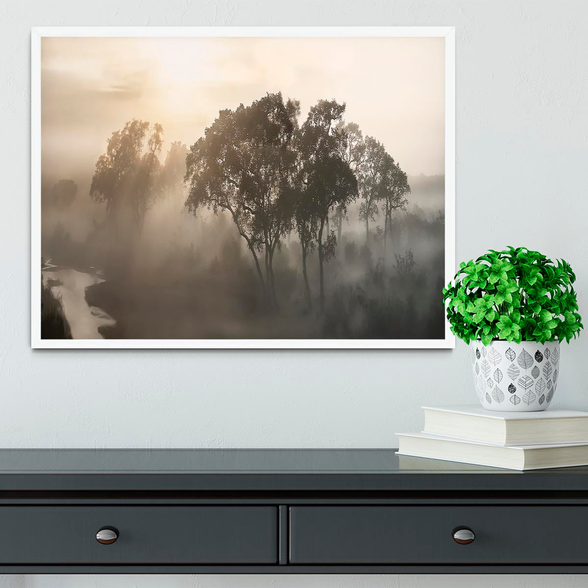 Savana Sunrise Framed Print - Canvas Art Rocks -6