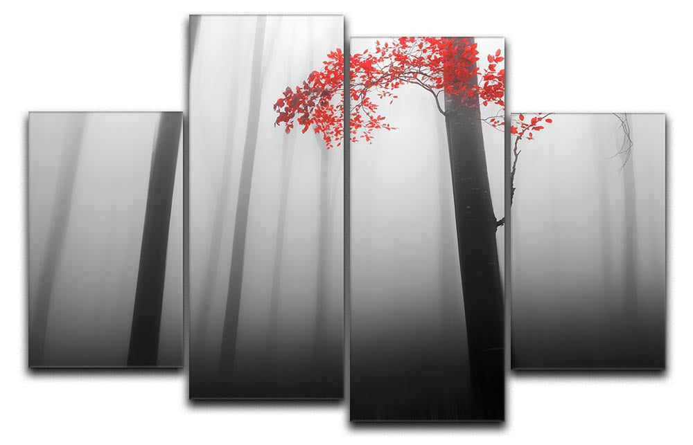 Illusion 4 Split Panel Canvas - Canvas Art Rocks - 1