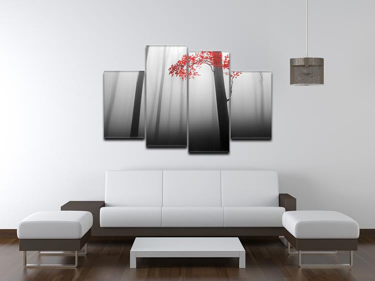 Illusion 4 Split Panel Canvas - Canvas Art Rocks - 3