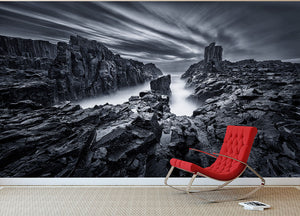 Iron World Wall Mural Wallpaper - Canvas Art Rocks - 2