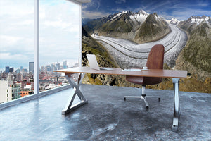 Aletschgletscher Wall Mural Wallpaper - Canvas Art Rocks - 3