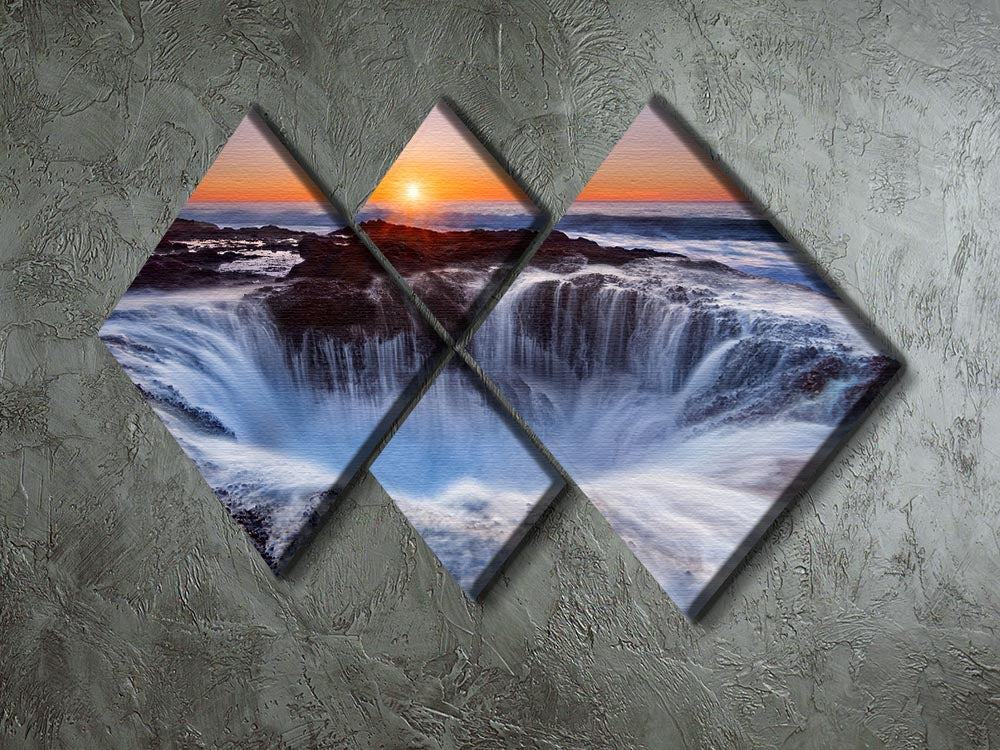 Thorsa Well 4 Square Multi Panel Canvas - Canvas Art Rocks - 2