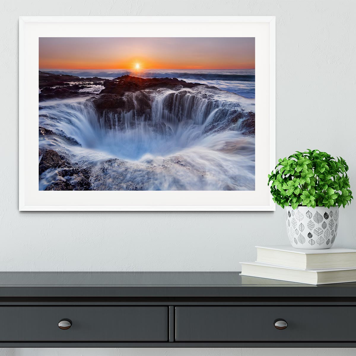 Thorsa Well Framed Print - Canvas Art Rocks - 5