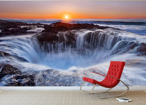 Thorsa Well Wall Mural Wallpaper - Canvas Art Rocks - 2