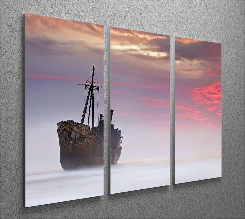 The Dark Traveler 3 Split Panel Canvas Print - Canvas Art Rocks - 2