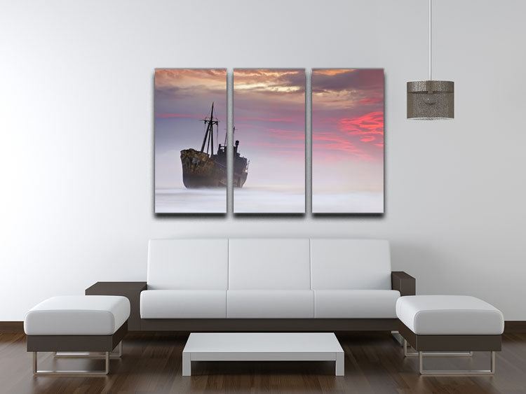The Dark Traveler 3 Split Panel Canvas Print - Canvas Art Rocks - 3