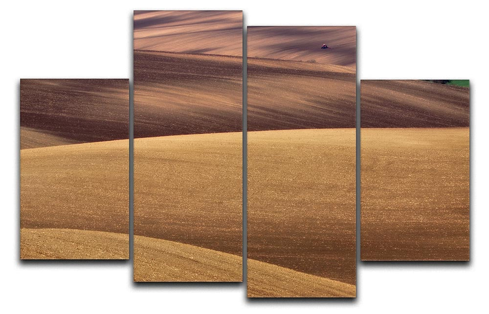 Spring Work 4 Split Panel Canvas - Canvas Art Rocks - 1