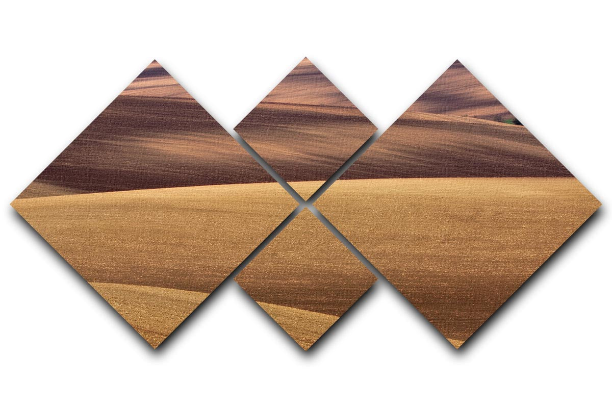 Spring Work 4 Square Multi Panel Canvas - Canvas Art Rocks - 1