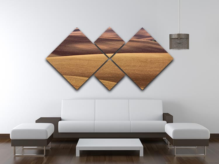 Spring Work 4 Square Multi Panel Canvas - Canvas Art Rocks - 3