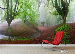 The Forest Maravillador Iii Wall Mural Wallpaper - Canvas Art Rocks - 2