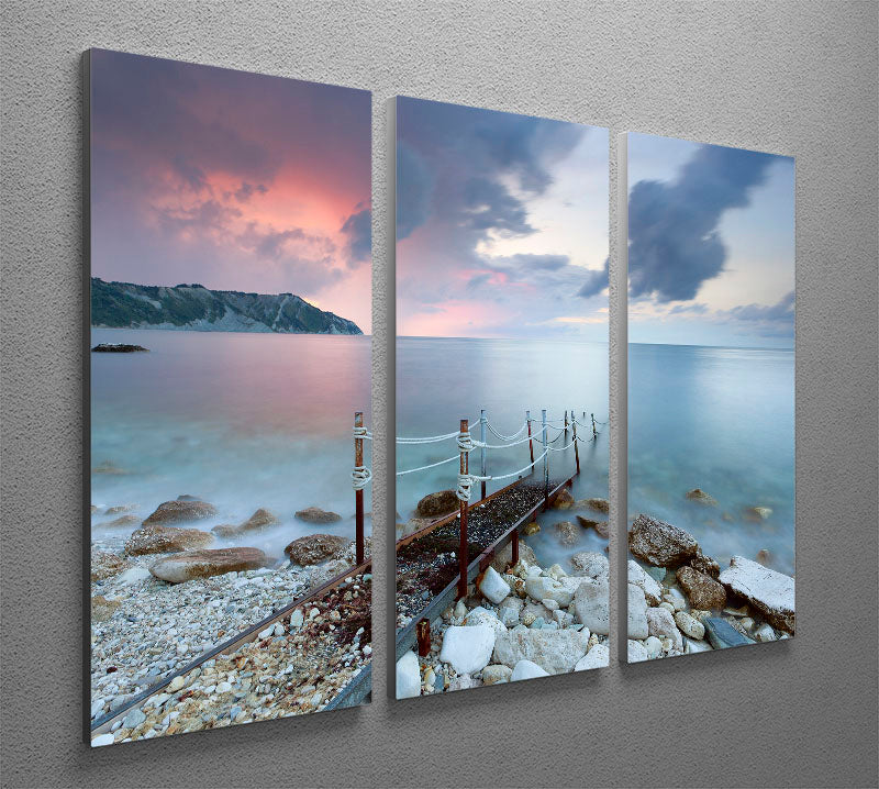 Path To The Light 3 Split Panel Canvas Print - Canvas Art Rocks - 2