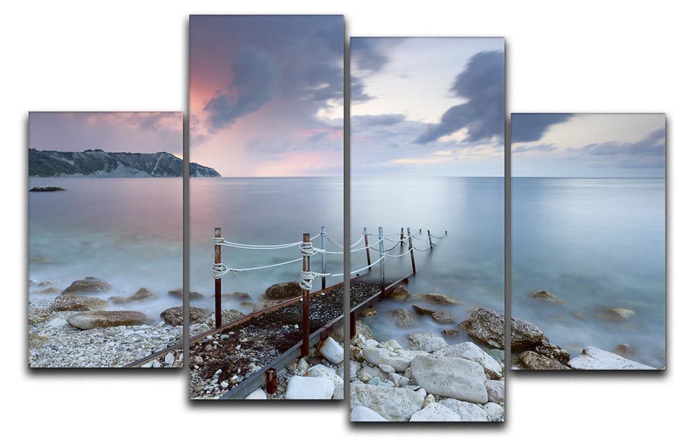 Path To The Light 4 Split Panel Canvas - Canvas Art Rocks - 1