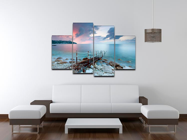 Path To The Light 4 Split Panel Canvas - Canvas Art Rocks - 3