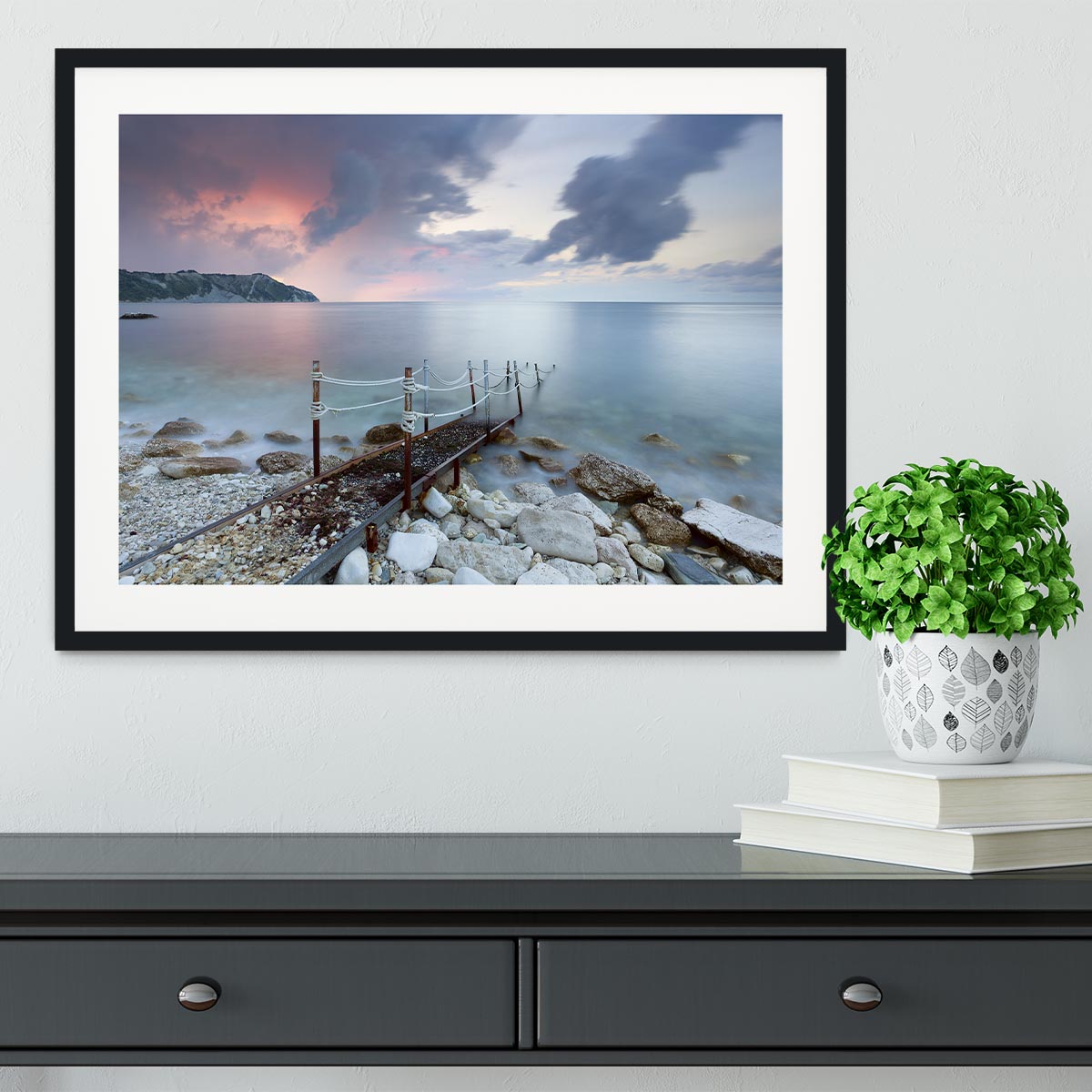 Path To The Light Framed Print - Canvas Art Rocks - 1