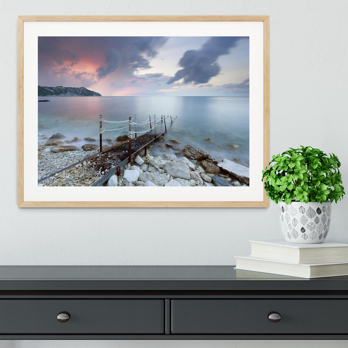 Path To The Light Framed Print - Canvas Art Rocks - 3