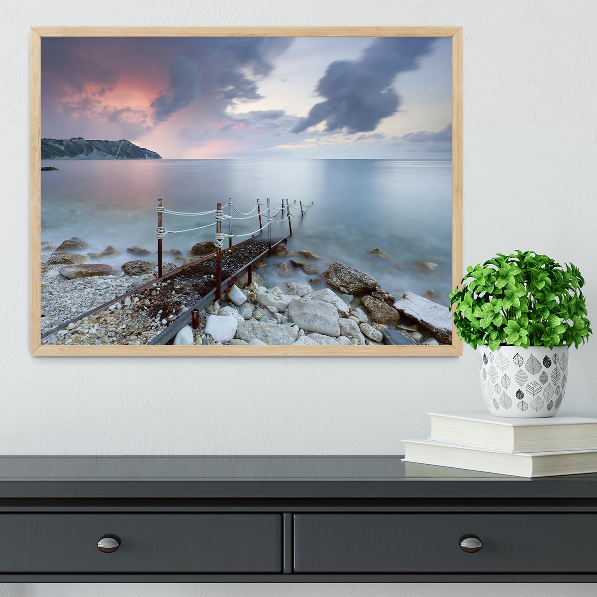 Path To The Light Framed Print - Canvas Art Rocks - 4