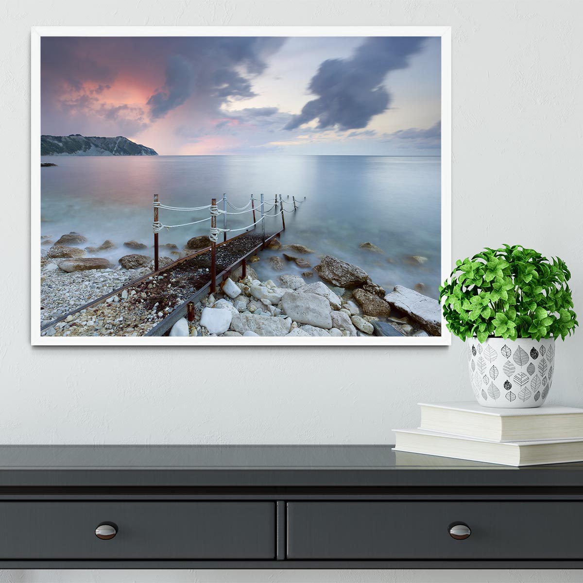 Path To The Light Framed Print - Canvas Art Rocks -6