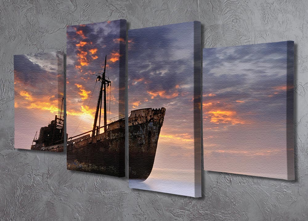 The Dark Traveler Ii 4 Split Panel Canvas - Canvas Art Rocks - 2