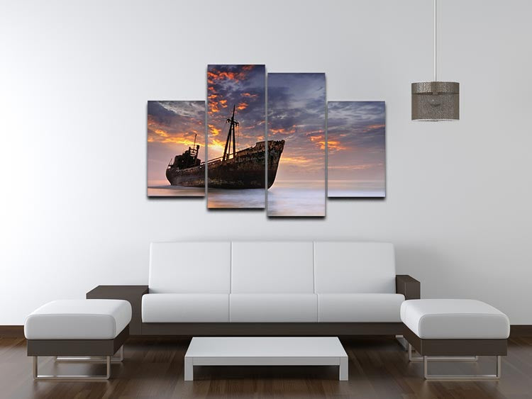 The Dark Traveler Ii 4 Split Panel Canvas - Canvas Art Rocks - 3