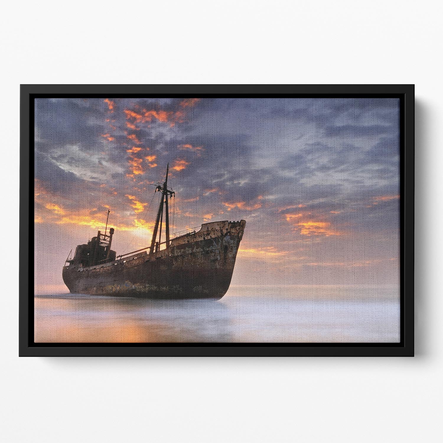 The Dark Traveler Ii Floating Framed Canvas - Canvas Art Rocks - 2