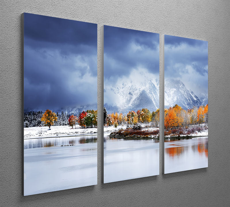 Grand Teton National Park 3 Split Panel Canvas Print - Canvas Art Rocks - 2