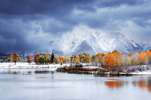 Grand Teton National Park Wall Mural Wallpaper - Canvas Art Rocks - 1