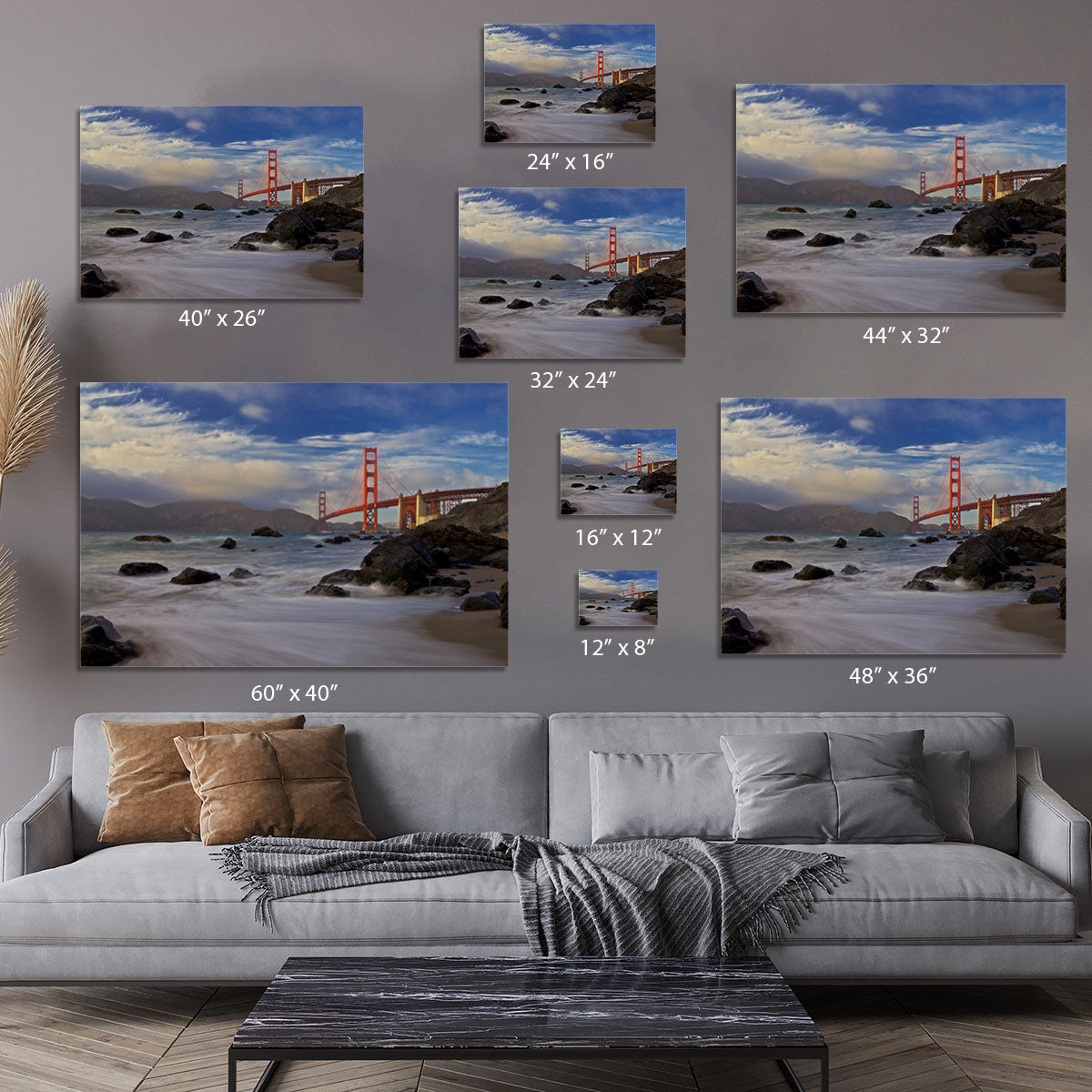 Golden Gate Bridge Canvas Print or Poster - Canvas Art Rocks - 7