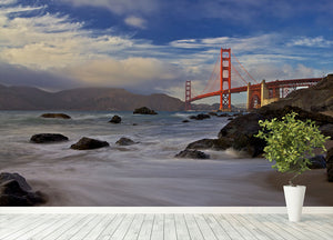 Golden Gate Bridge Wall Mural Wallpaper - Canvas Art Rocks - 4