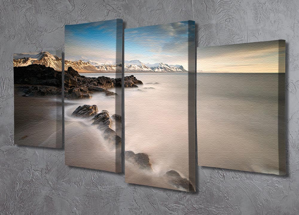 Tides 4 Split Panel Canvas - Canvas Art Rocks - 2