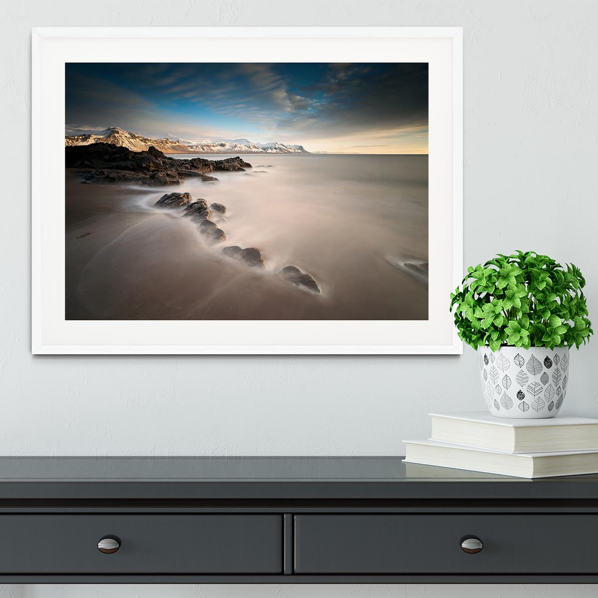 Tides Framed Print - Canvas Art Rocks - 5