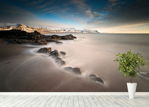 Tides Wall Mural Wallpaper - Canvas Art Rocks - 4