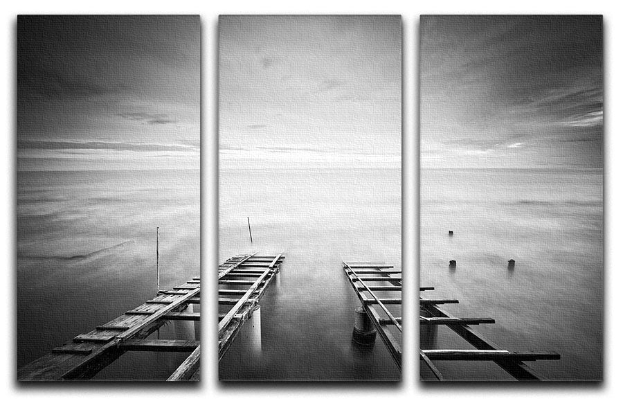 To The Infinity 3 Split Panel Canvas Print - Canvas Art Rocks - 1