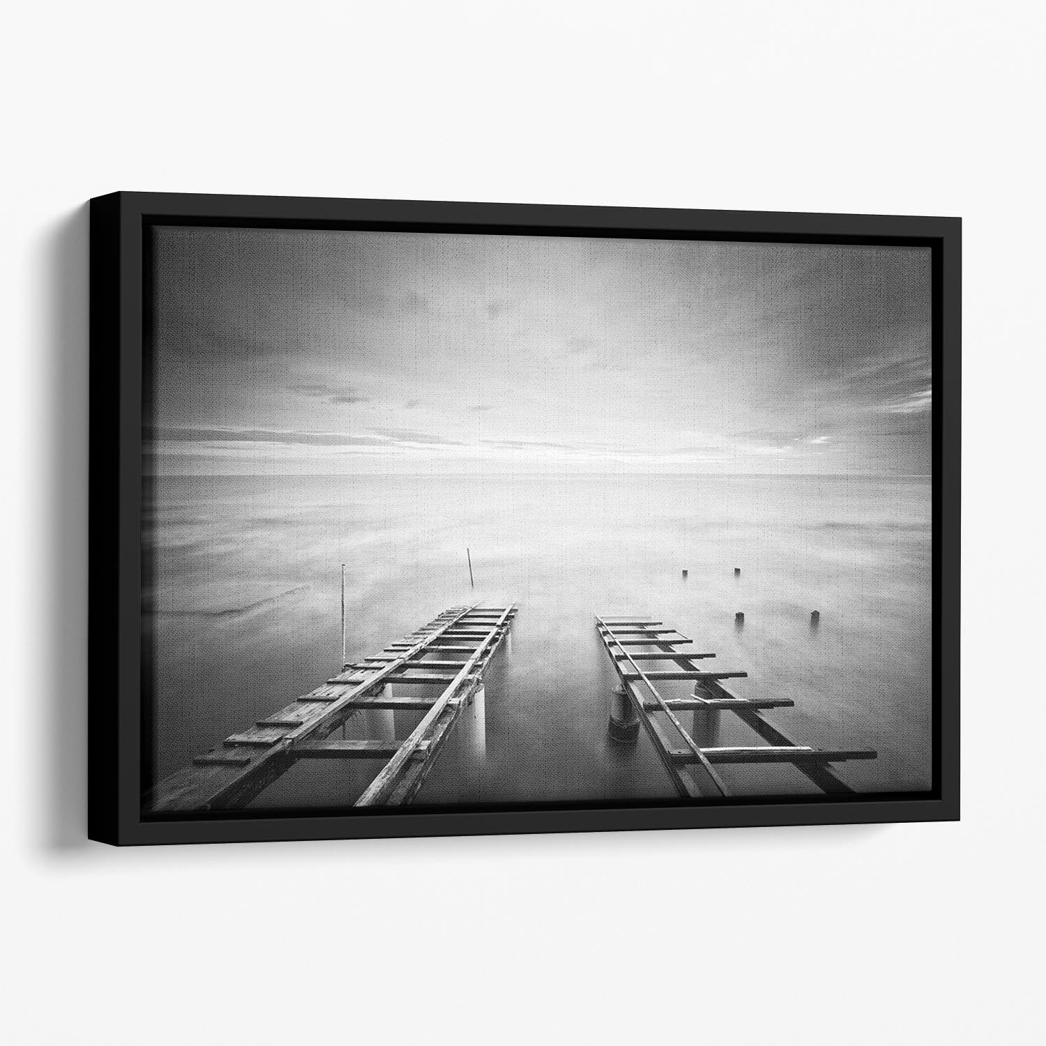 To The Infinity Floating Framed Canvas - Canvas Art Rocks - 1