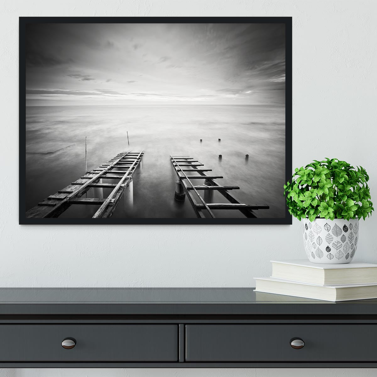 To The Infinity Framed Print - Canvas Art Rocks - 2