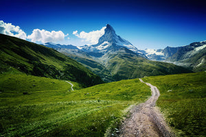 Matterhorn Ii Wall Mural Wallpaper - Canvas Art Rocks - 1