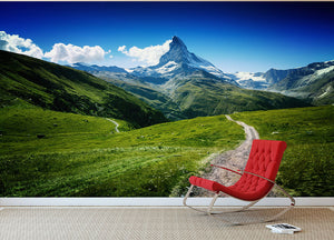 Matterhorn Ii Wall Mural Wallpaper - Canvas Art Rocks - 2