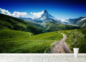 Matterhorn Ii Wall Mural Wallpaper - Canvas Art Rocks - 4