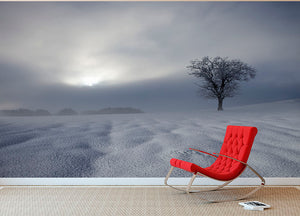 Winter Impression Wall Mural Wallpaper - Canvas Art Rocks - 2