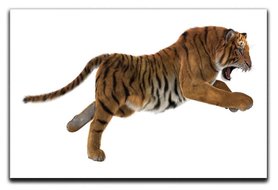 3D digital render of a hunting big cat Canvas Print or Poster - Canvas Art Rocks - 1