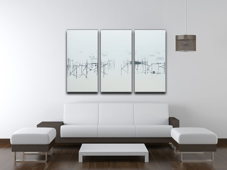 Inba 3 Split Panel Canvas Print - Canvas Art Rocks - 3