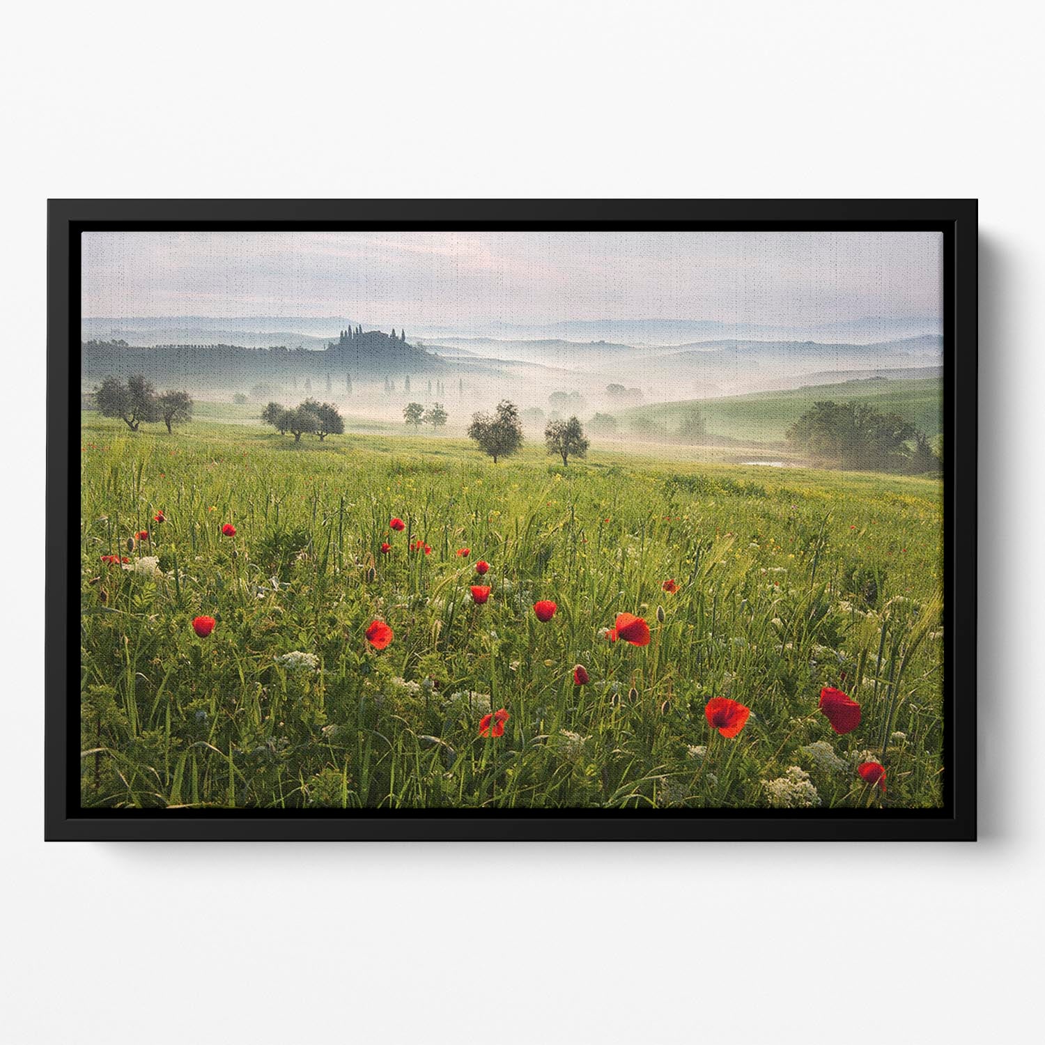 Tuscan Spring Floating Framed Canvas - Canvas Art Rocks - 2