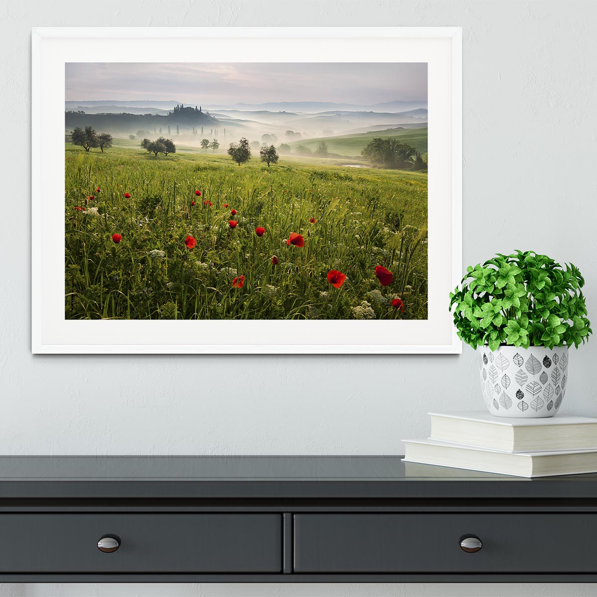 Tuscan Spring Framed Print - Canvas Art Rocks - 5