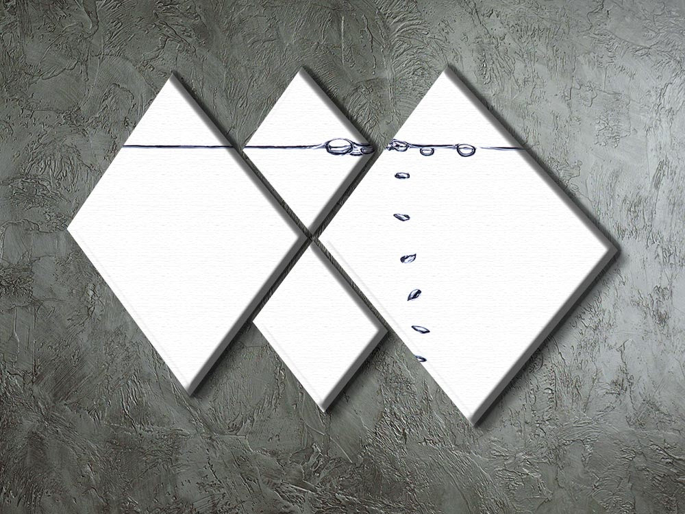Bubbles 4 Square Multi Panel Canvas - Canvas Art Rocks - 2