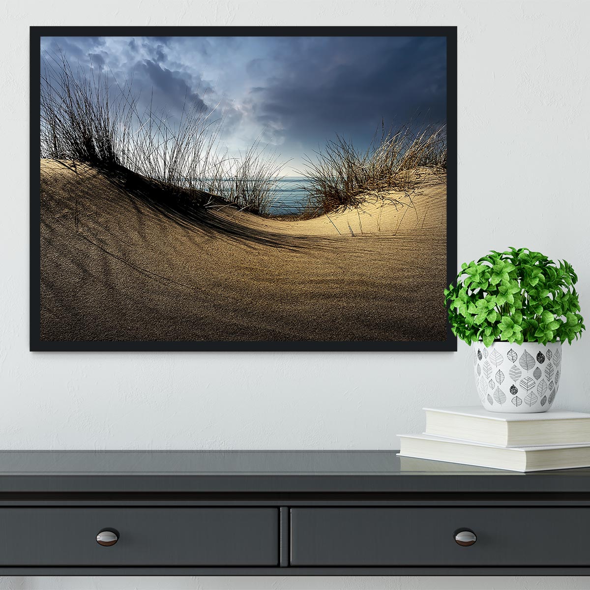 Dunes Framed Print - Canvas Art Rocks - 2