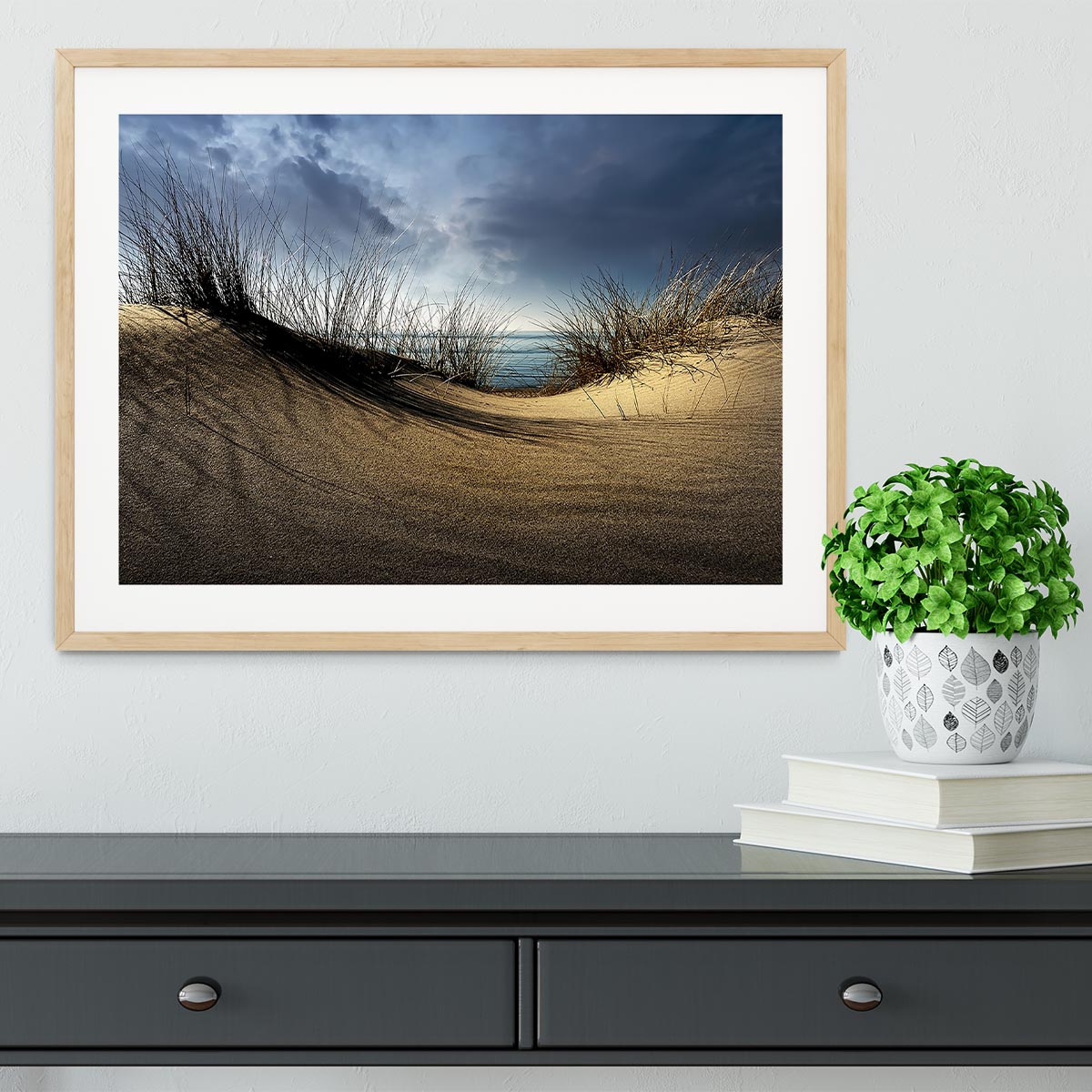 Dunes Framed Print - Canvas Art Rocks - 3