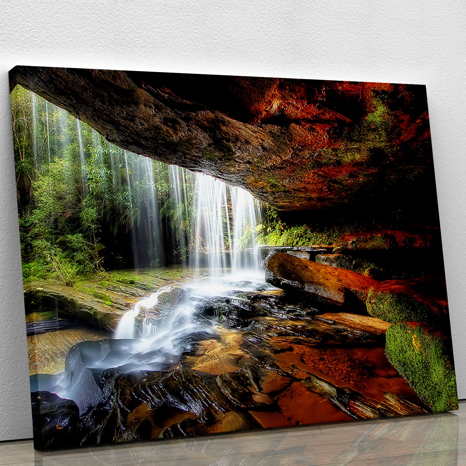 Under The Ledge Canvas Print or Poster - Canvas Art Rocks - 1