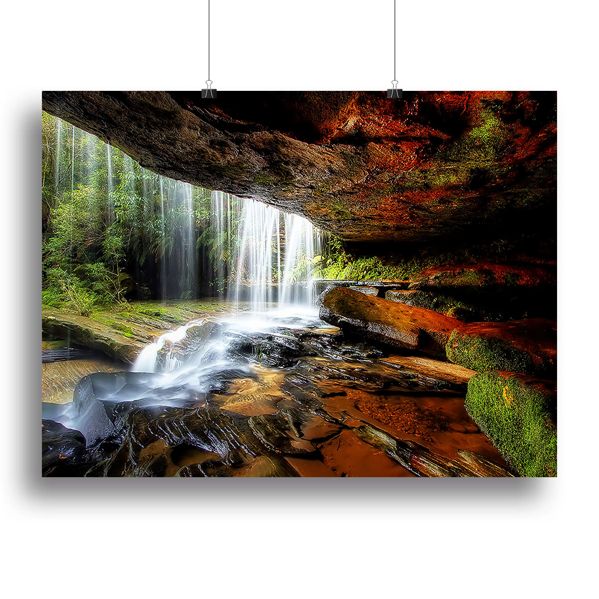 Under The Ledge Canvas Print or Poster - Canvas Art Rocks - 2